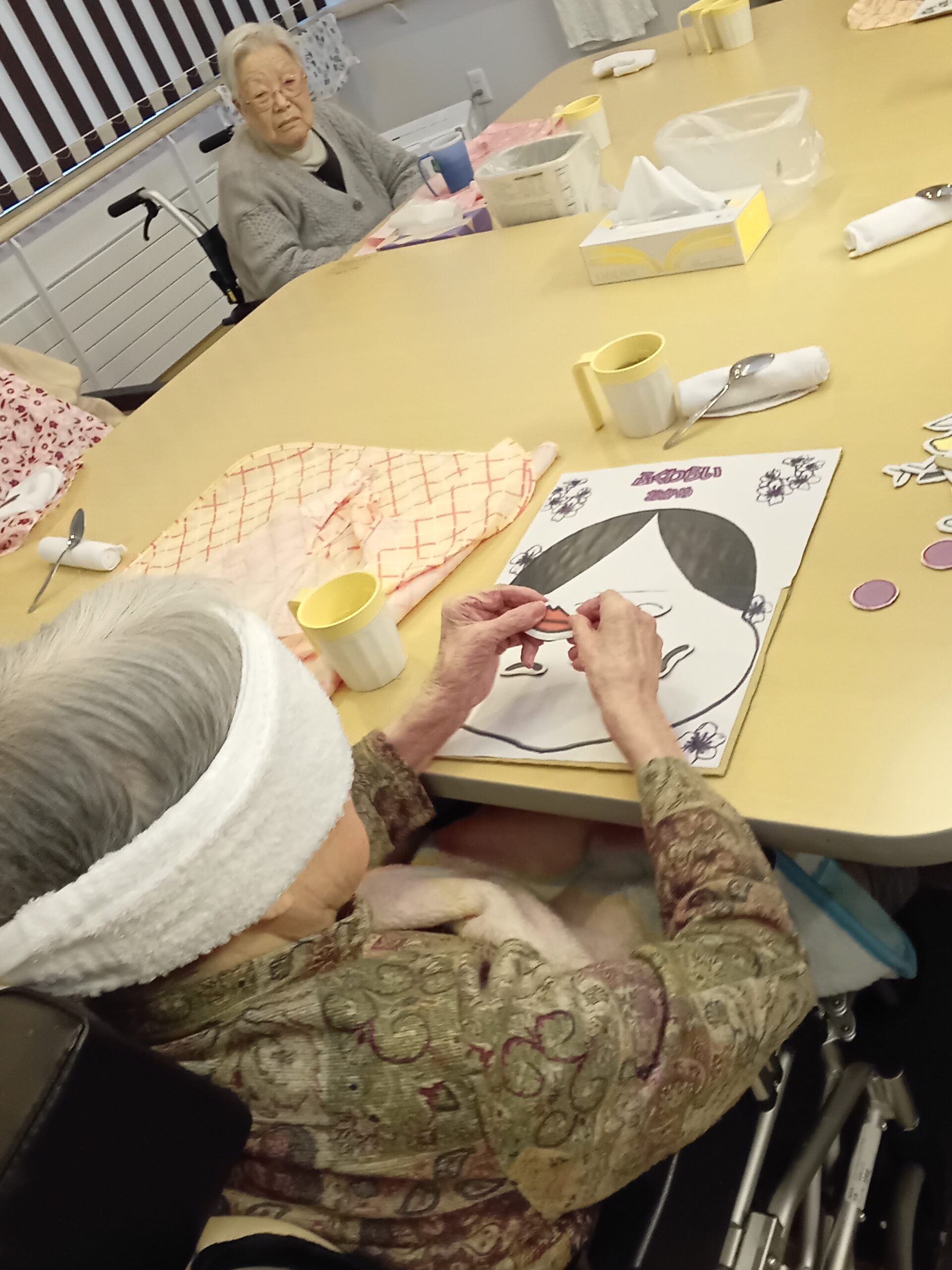 福老◡̈*.。 福笑い(❁´◡`❁) おうよう園（青森県・弘前市）